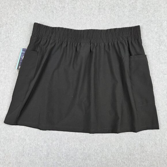 NWT Realtree Skort Womens Size XL (16-18) Black UPF50 Pockets - Picture 2 of 9